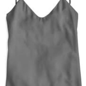J Crew Women's V-neck Camisole Bedford Coal Size 12